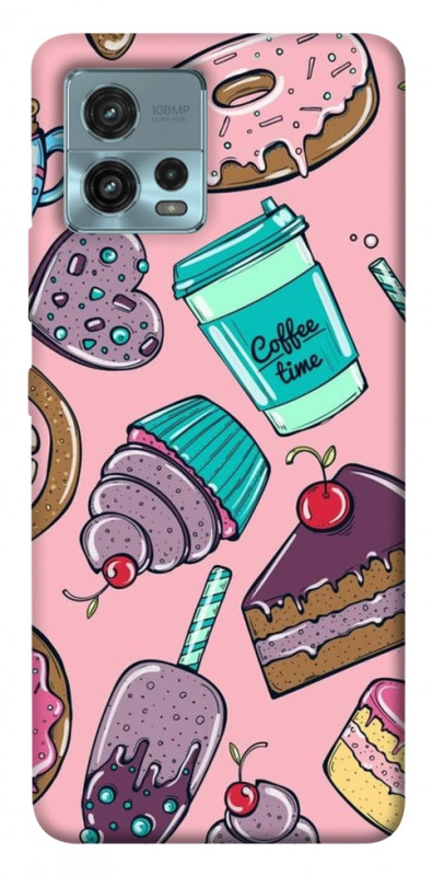 Чехол itsPrint Coffee time для Motorola Moto G72, еда, купить оптом с доставкой