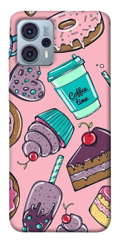 Чехол itsPrint Coffee time для Motorola Moto G23, еда, купить оптом с доставкой