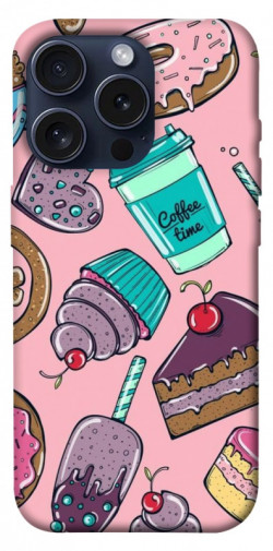 Чохол itsPrint Coffee time для Apple iPhone 15 Pro (6.1")