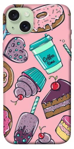 Чехол itsPrint Coffee time для Apple iPhone 15 Plus (6.7")