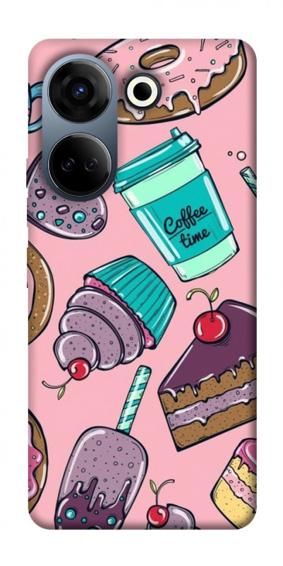 Чехол itsPrint Coffee time для TECNO Camon 20 Pro (CK7n), еда, купить оптом с доставкой