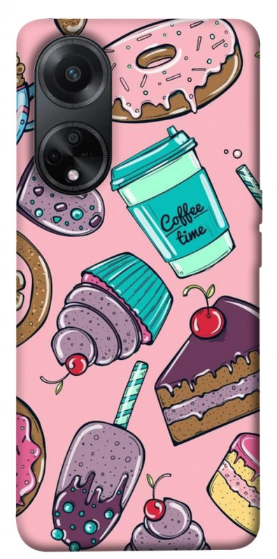 Чехол itsPrint Coffee time для Oppo A58 4G, еда, купить оптом с доставкой