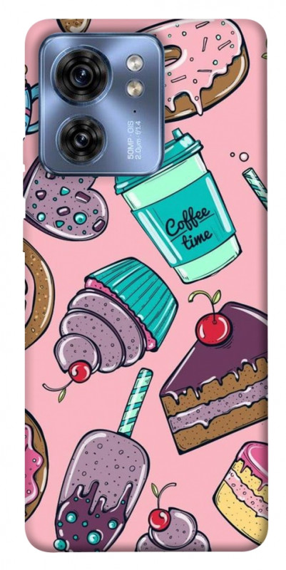 Чехол itsPrint Coffee time для Motorola Edge 40, еда, купить оптом с доставкой