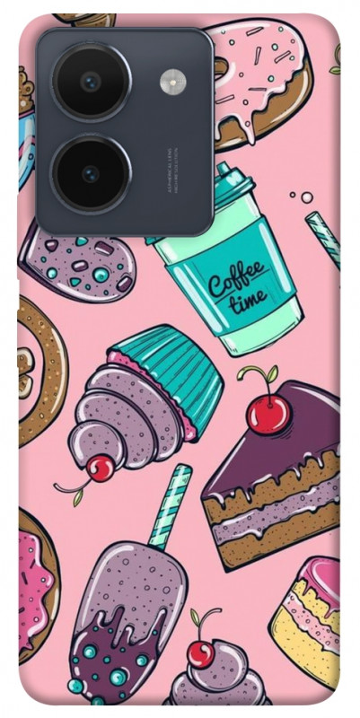 Чехол itsPrint Coffee time для Vivo Y36, еда, купить оптом с доставкой