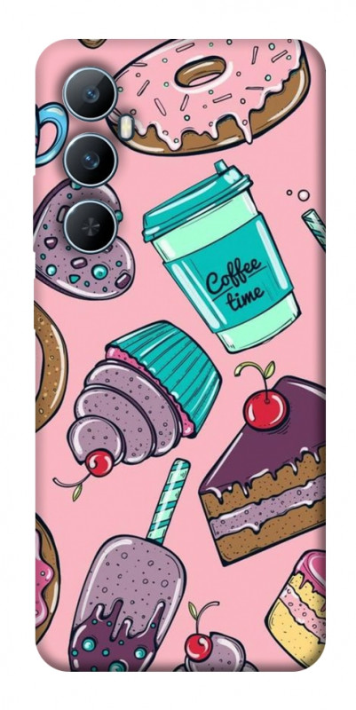 Чехол itsPrint Coffee time для Realme C65 4G, еда, купить оптом с доставкой