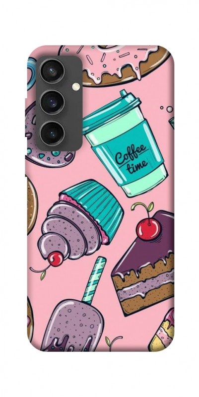 Чехол itsPrint Coffee time для Samsung Galaxy S24 FE, еда, купить оптом с доставкой