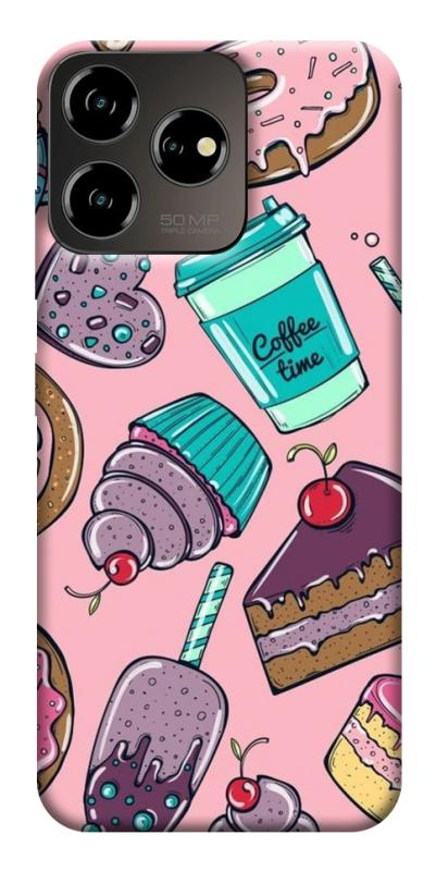 Чехол itsPrint Coffee time для ZTE Blade V50 Desing 4G, еда, купить оптом с доставкой