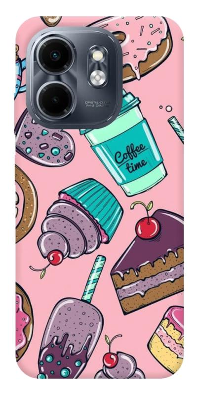 Чехол itsPrint Coffee time для Infinix Smart 9 4G / Hot 50i, еда, купить оптом с доставкой