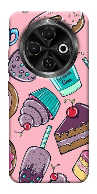 Чохол itsPrint Coffee time для TECNO Spark 30C, їжа, купити оптом з доставкою