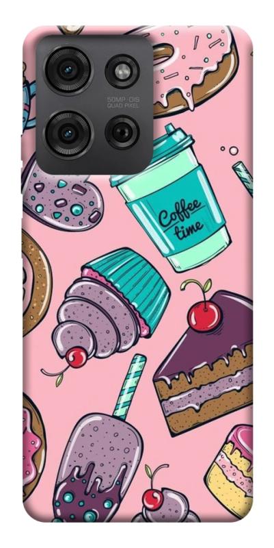 Чехол itsPrint Coffee time для Motorola Moto G75 5G, еда, купить оптом с доставкой