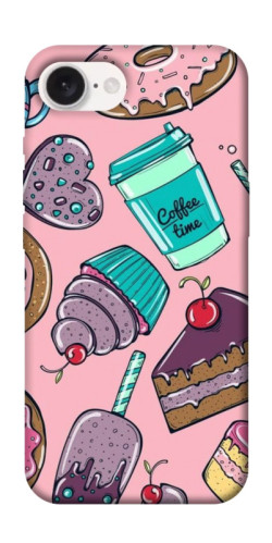 Чехол itsPrint Coffee time для Apple iPhone 16e (6.1")