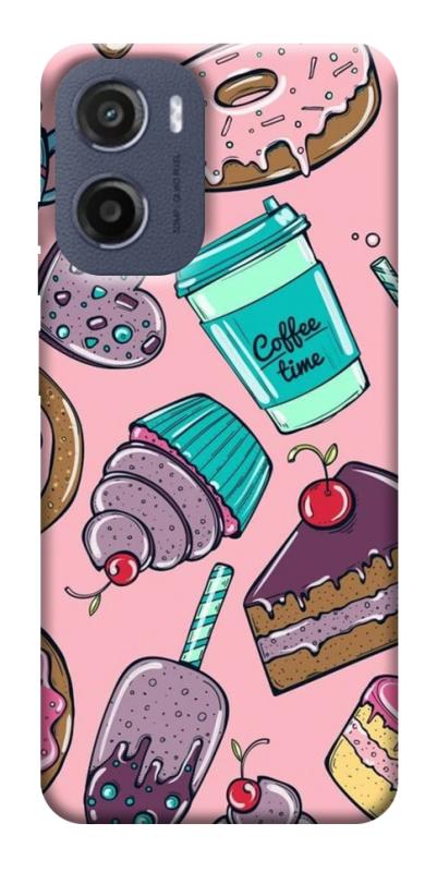 Чехол itsPrint Coffee time для Motorola Moto G05, еда, купить оптом с доставкой