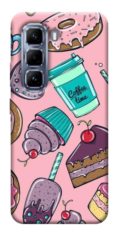 Чехол itsPrint Coffee time для Infinix Hot 50 Pro, еда, купить оптом с доставкой