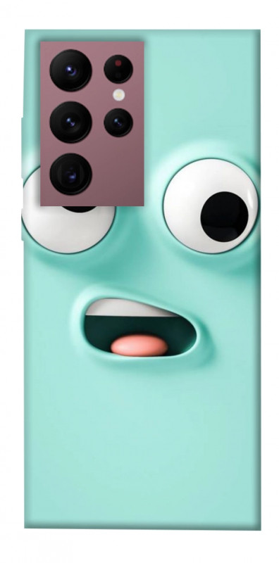 Чехол itsPrint Funny face для Samsung Galaxy S22 Ultra, детские, купить оптом с доставкой