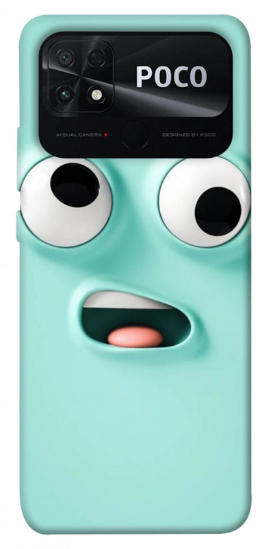 Чехол itsPrint Funny face для Xiaomi Poco C40, детские, купить оптом с доставкой
