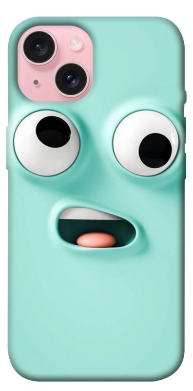 Чехол itsPrint Funny face для Apple iPhone 15 (6.1"), детские, купить оптом с доставкой