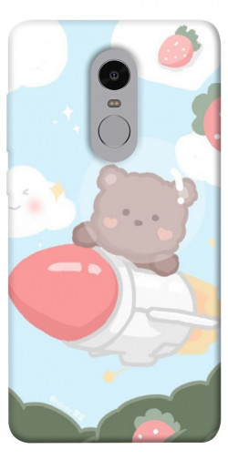 Чехол itsPrint Мишка на ракете для Xiaomi Redmi Note 4X / Note 4 (Snapdragon)