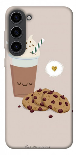Чехол itsPrint Кофе с печеньем для Samsung Galaxy S23