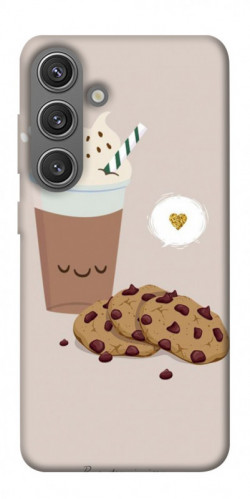 Чехол itsPrint Кофе с печеньем для Samsung Galaxy S24