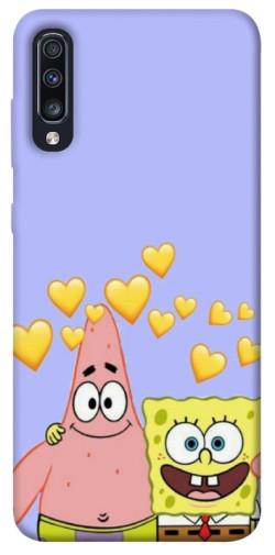 Чехол itsPrint Боб и Патрик для Samsung Galaxy A70 (A705F)
