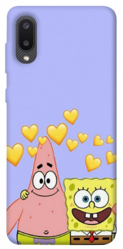 Чехол itsPrint Боб и Патрик для Samsung Galaxy A02