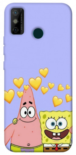 Чехол itsPrint Боб и Патрик для TECNO Spark 6 Go