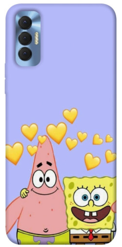 Чехол itsPrint Боб и Патрик для TECNO Spark 8P