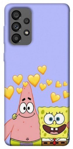 Чехол itsPrint Боб и Патрик для Samsung Galaxy A73 5G