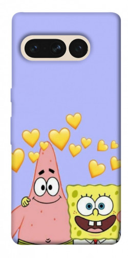 Чехол itsPrint Боб и Патрик для Google Pixel 7 Pro