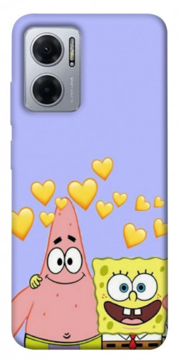 Чехол itsPrint Боб и Патрик для Xiaomi Redmi Note 11E