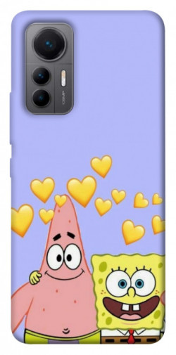 Чехол itsPrint Боб и Патрик для Xiaomi 12 Lite