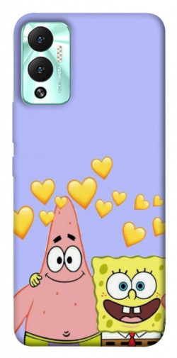 Чехол itsPrint Боб и Патрик для Infinix Hot 12 Play