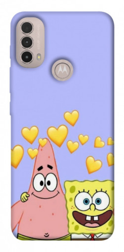 Чехол itsPrint Боб и Патрик для Motorola Moto E40