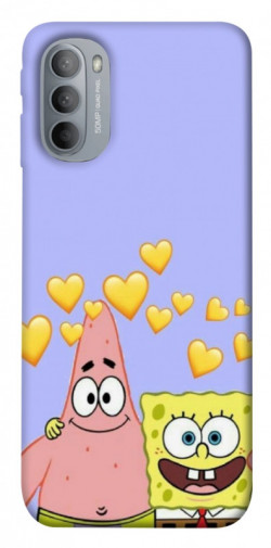 Чехол itsPrint Боб и Патрик для Motorola Moto G31