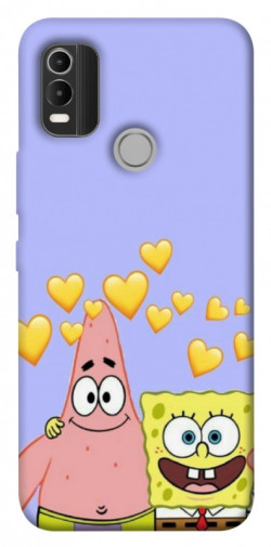 Чехол itsPrint Боб и Патрик для Nokia C21 Plus