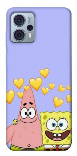 Чехол itsPrint Боб и Патрик для Motorola Moto G23