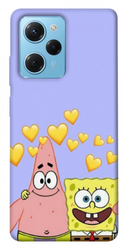 Чехол itsPrint Боб и Патрик для Xiaomi Poco X5 Pro 5G