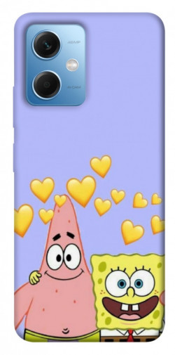 Чехол itsPrint Боб и Патрик для Xiaomi Poco X5 5G