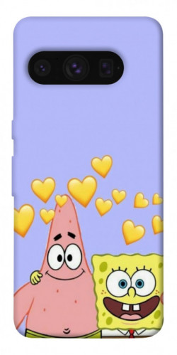 Чехол itsPrint Боб и Патрик для Google Pixel 8 Pro