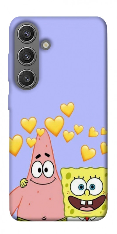 Чехол itsPrint Боб и Патрик для Samsung Galaxy S24, детские, купить оптом с доставкой
