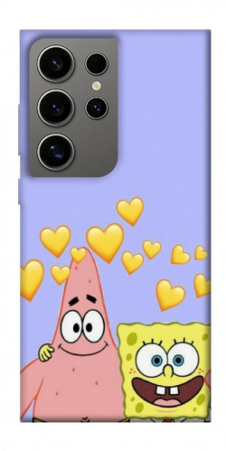 Чехол itsPrint Боб и Патрик для Samsung Galaxy S24 Ultra