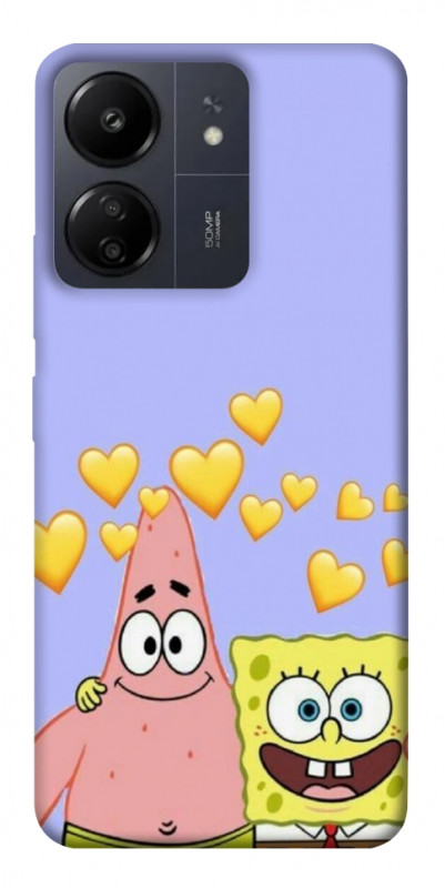 Чехол itsPrint Боб и Патрик для Xiaomi Redmi 13C, детские, купить оптом с доставкой