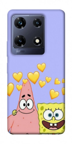 Чехол itsPrint Боб и Патрик для Infinix Note 30 Pro