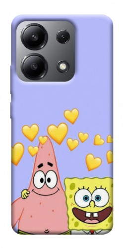 Чехол itsPrint Боб и Патрик для Xiaomi Redmi Note 13 4G