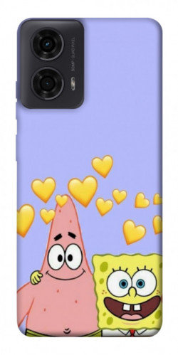 Чехол itsPrint Боб и Патрик для Motorola Moto G24