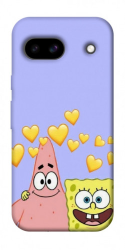 Чехол itsPrint Боб и Патрик для Google Pixel 8a