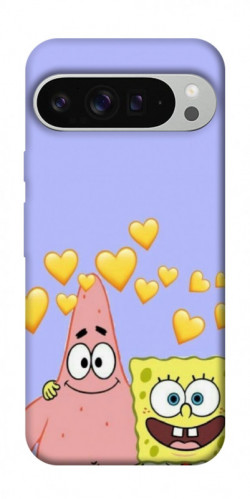 Чехол itsPrint Боб и Патрик для Google Pixel 9 Pro XL