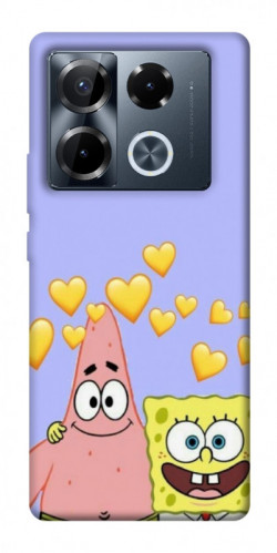 Чехол itsPrint Боб и Патрик для Infinix Note 40 Pro 4G