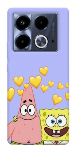 Чехол itsPrint Боб и Патрик для Infinix Note 40 4G