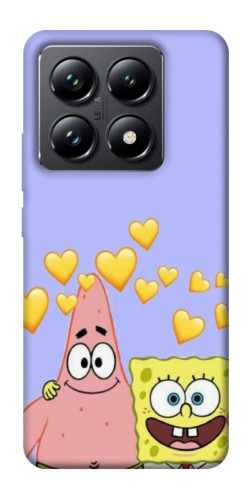 Чехол itsPrint Боб и Патрик для Xiaomi 14T Pro